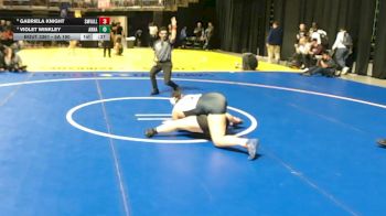 5A 190 lbs Cons. Semi - Violet Winkley, Anna vs Gabriela Knight, Comal Smithson Valley