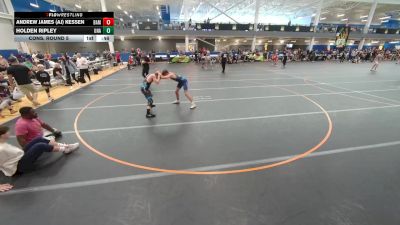 130 lbs Cons. Round 5 - Andrew James (aj) Kessen, Unattached vs Holden Ripley, Unattached