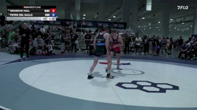 55 kg Cons. Sub-quarters - Brandon Hall, World Gold Wrestling Club vs Peter Del Gallo, South Side Wrestling Club