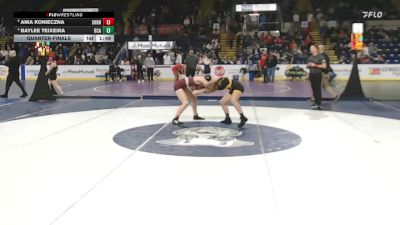 138 lbs Quarterfinal - Ania Konieczna, Sharon vs Baylee Teixeira, Bristol County/Dighton Rehoboth