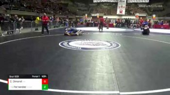 182 lbs Champ. Round 1 - Isaac Fernandez, Central High School Wrestling vs Curby Dimond, California