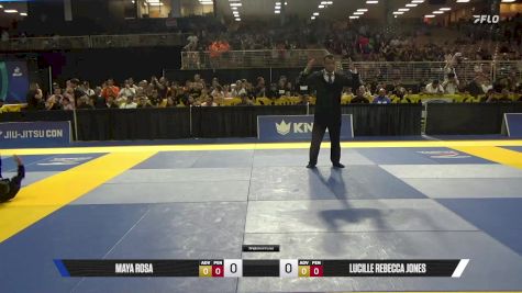 Lucille Rebecca Jones vs Maya Rosa 2025 Pan Kids Jiu-Jitsu IBJJF Championship