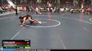130 lbs Round 1 (6 Team) - Caiden Walker, Michigan Raiders vs Trenton Phillips, Portage Pounders