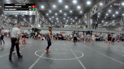 157 lbs Round 7 (8 Team) - Dan Greaney, New England Gold vs Fernando Avellan, Team 302 Gold