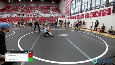 90 lbs Rr Rnd 2 - Case Anderson, Comanche Takedown Club vs Kross Iwersen, Division Bell Wrestling