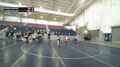 58-63 lbs Semifinal - Mason Carlson, Shootbox Wrestling Club vs Camden Balliett, RWC - Roy Wrestling Club