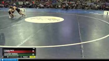 138 lbs Champ. Round 1 - Tyson Rice, Williston vs Hunter Owens, Breckenridge/Wahpeton