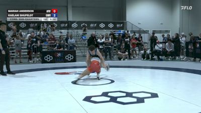 50 kg Cons. Sub-quarters - Mariah Anderson, Air Force Regional Training Center vs Kaelani Shufeldt, Cardinal WC