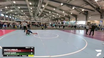 110 lbs 5th Place Match - Destiny Mireles, El Paso Supers Wrestling Club vs Mariam Garay, Texas Elite Wrestling Club