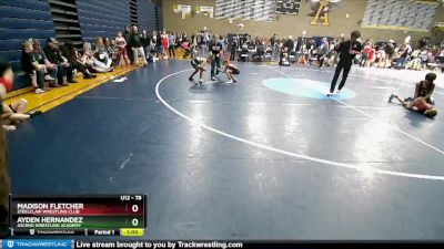 78 lbs Semifinal - Ayden Hernandez, Ascend Wrestling Academy vs Madison Fletcher, Steelclaw Wrestling Club