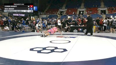165 lbs Cons. Rd Of 64 - Corbin Bissett, Ohio vs Max Benoit, Indiana