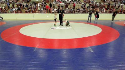 46 lbs Round Of 16 - Brooklyn McLeod, Bison Takedown Wrestling Club vs Jason Goddard, Georgia