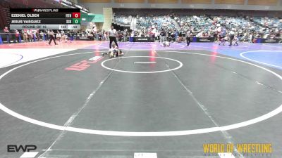 58 lbs Round Of 16 - Ezekiel Olsen, Fitness Fight Factory Wrestling Club vs Jesus Vasquez, Steel City Reloaded