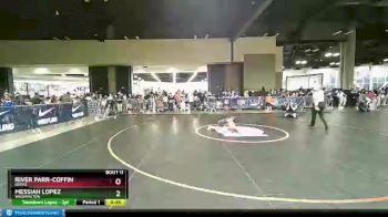 42 lbs Round 1 - Messiah Lopez, Washington vs River Parr-Coffin, Idaho