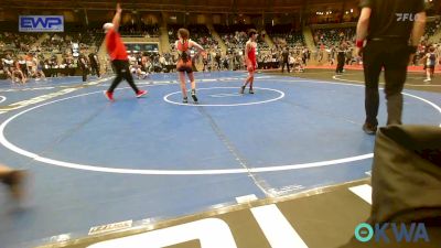 112 lbs Quarterfinal - Tsi-Sdu Christie-Vangen, Fort Gibson Youth Wrestling vs Mylee Johnson, Tulsa Blue T Panthers