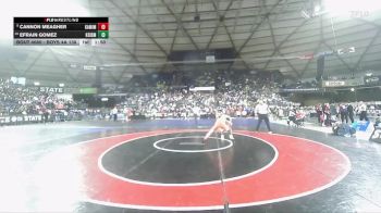 Boys 4A 138 lbs Champ. Round 1 - Cannon Meagher, Kamiakin vs Efrain Gomez, Kentridge