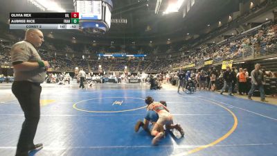 73 lbs Consy 2 - Olivia Rex, Oil City vs Aubree Rice, Franklin