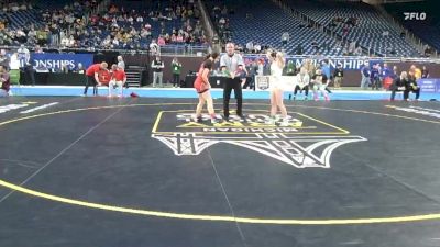Girls-110 lbs Cons. Round 3 - Makenzye Papiez, Howell (Girls) vs Amira Perrier, Marquette (Girls)