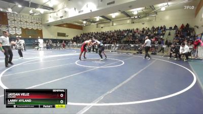 285 lbs Semifinal - Larry Hyland, Norco vs Jaydan Veliz, Colony