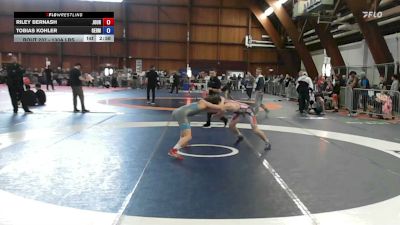 130A lbs Rr Rnd 3 - Riley Bernash, Journeymen vs Tobias Kohler, Germany