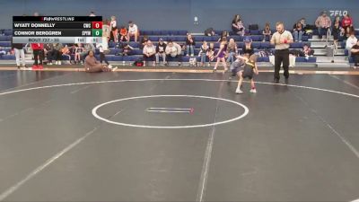 55 lbs Cons. Semi - Connor Berggren, Saint Paul Youth Wrestling vs Wyatt Donnelly, Cozad Wrestling Club