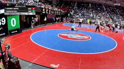 145 lbs Cons. Round 3 - Katelyn Hill, North Hall vs Audrey Zents, Woodward Academy