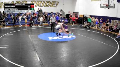 141-150 lbs Round 5 - Mason Best, TOTAL CHAOS WRESTLING vs Vinny Esposito, Montour
