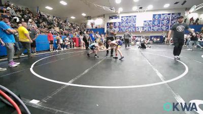 70-73 lbs Rr Rnd 1 - Myles Flesner, Team Tulsa Wrestling Club vs Aden Kelly, Division Bell Wrestling