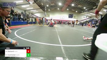 49 lbs Consi Of 4 - Hank Deckard, R.A.W. vs Kyson Overholser, Warrior Wrestling Club