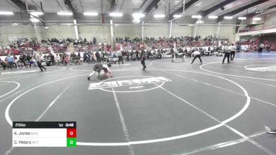 215 lbs Consi Of 4 - Kameran Jones, Badlands WC vs Cj Peters, No Team