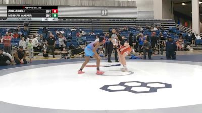 112 lbs Quarters - Messiah Walker, Springs Elite Wrestling Club vs Gina Gjuraj, South Side Wrestling Club