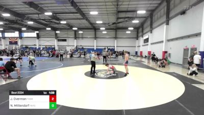 165 lbs Final - Jaden Overman, Thorobred WC vs Noah Mittendorf, Fafo