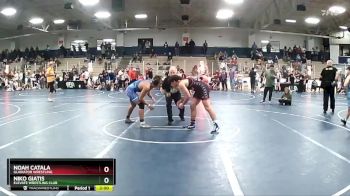 160 lbs Champ. Round 2 - Niko Giatis, Elevate Wrestling Club vs Noah Catala, Gladiator Wrestling