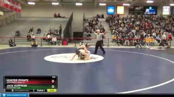 133 lbs Champ. Round 1 - Jack Huffman, Augustana (SD) vs Hunter Pfantz, Southwest Minn. St.