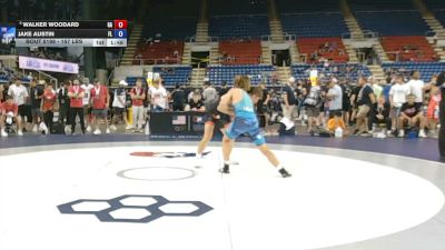 157 lbs Quarters - WALKER WOODARD, Georgia vs Jake Austin, Florida