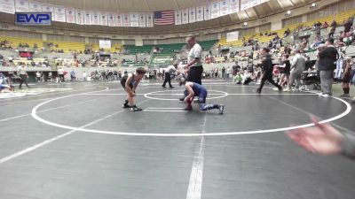 80 lbs Semifinal - Adam Crawford, Little Rock Wrestling Club vs Hank Klotz, Pottsville Apache Youth Wrestling