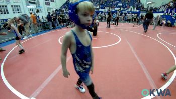 46 lbs Round Of 32 - Azayla Mitchell, El Reno Wrestling Club vs Barrett Jones, Bridge Creek Youth Wrestling