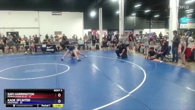 187 lbs Round 1 (8 Team) - Sam Harrington, Pennsylvania Blue vs Kade Splinter, Wisconsin