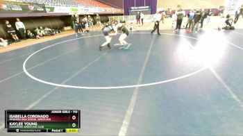 110 lbs Cons. Round 3 - Isabella Coronado, McQueen High School Wrestling vs Kaylee Young, Champions Wrestling Club