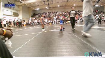61 lbs Round Of 16 - Maxen Heflin, Pryor Tigers vs Beau Fisher, HURRICANE WRESTLING ACADEMY
