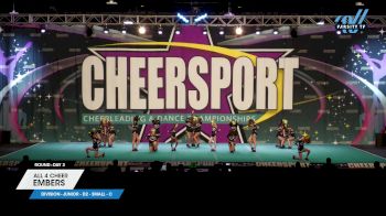 All 4 Cheer - Embers [2025 L1 Junior - D2 - Small - C Day 3] 2025 CHEERSPORT National All Star Cheerleading Championship