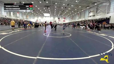 62 lbs Quarterfinal - Monica Phillips, Newark Valley Wrestling Club vs Peyton Humiston, Journeymen Wrestling Club