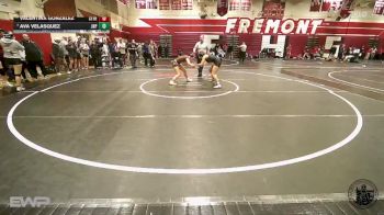 120 lbs Champ. Round 1 - Valentina Gonzalez, St Francis vs Ava Velasquez, John H Pitman