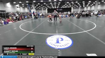 132 lbs Cons. Round 2 - Everett Zeitler, Aviators Wrestling vs Lucca Aragon, Florida