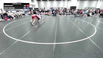 157 lbs Tristen Cox, Kansas Blue vs Noah Trottier, Minnesota Red