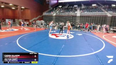 157 lbs Cons. Semi - Caiden Villmow, Camel Kids Wrestling vs Peyton Swift, Camel Kids Wrestling