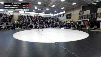 126 lbs Semifinal - Brendan Tummillo, Glastonbury vs Derek Rodriguez, Southington