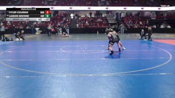 150 lbs Champ. Round 2 - Landon Browne, Capital vs Xyler Coleman, Meridian