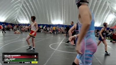 130 lbs Round 6 (8 Team) - Nolan Haggerty, Team Ohio vs Cael Short, Noke RTC