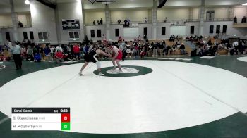 220 lbs Consolation - Sam Oppedisano, Hingham vs Heath McGilvray, Plymouth South